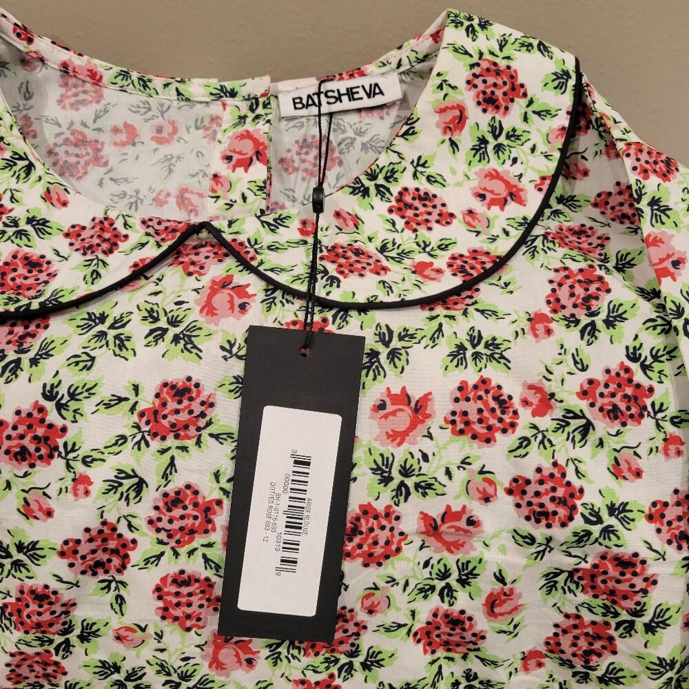 Batsheva Anise Blouse and Abby Bloomer in Dotted Rose - Picture 2 of 4